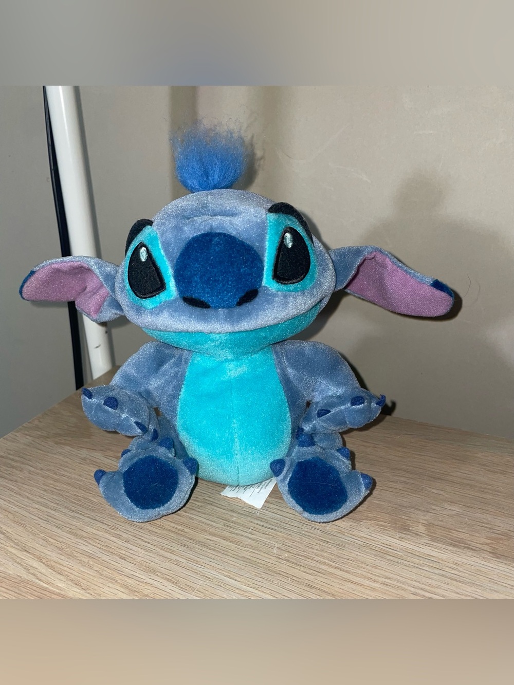 Disney Lilo and Stitch Sitting Plush Stuffed Animal Blue Dog 6 in Soft
